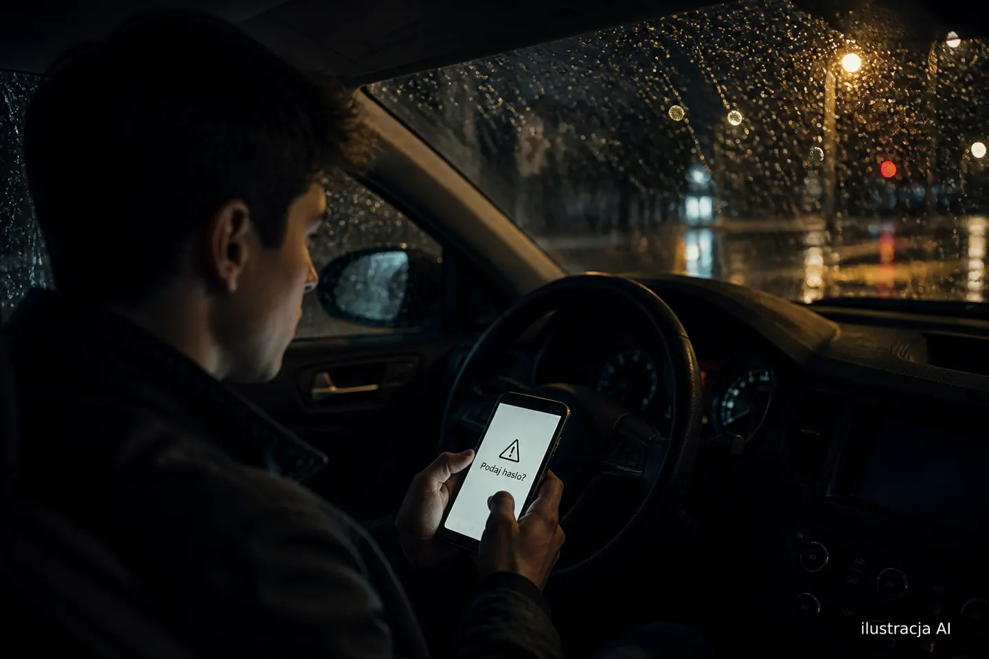 Osoba oglądająca krótki film na smartfonie